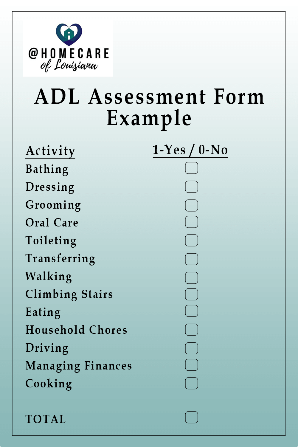 Activities Of Daily Living Adls Checklist And Examples 40 Off 1392